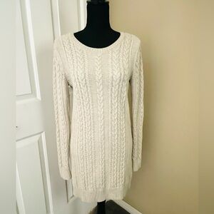 Abercrombie‎ & Fitch Knit Sweater Dress Beige XS